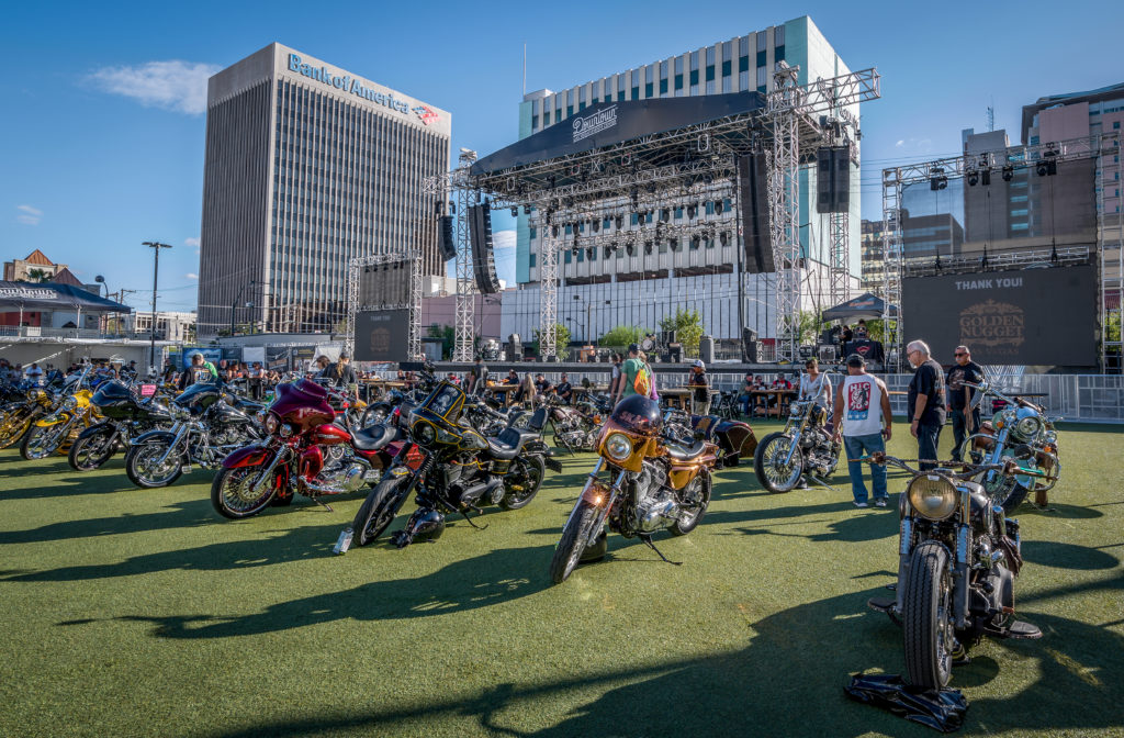 Downtown Las Vegas motorcycle event